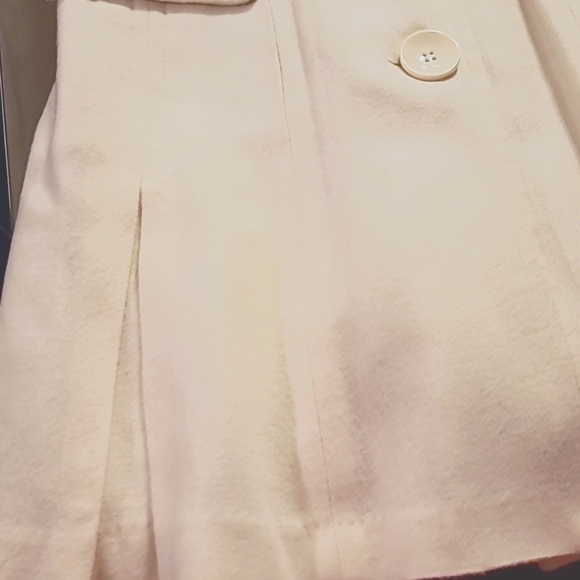 60's look Mod NWOT Winter White Tailored Jacket Looks Great On - Picture 5 of 6